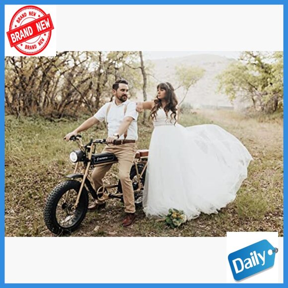 V-Neck Lace A-Line Wedding Dress with Tulle Layers Floor Length - Picture 5 of 7